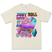 Bone just roll with it Premium Tee - BundleAndBundleShop