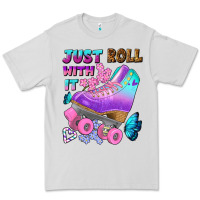 Dove Grey just roll with it Premium Tee - BundleAndBundleShop
