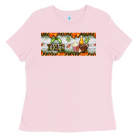 Bubblegum Pink football dad Ladies Tee - BundleAndBundleShop