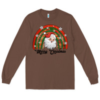 Chestnut merry christmas santa rainbow Long Sleeve Tee - Jasminsmagicworld