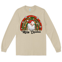 Mushroom merry christmas santa rainbow Long Sleeve Tee - Jasminsmagicworld