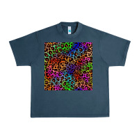 Midnight Navy Pride leopard seamless pattern Urban Heavy Tee - NancyCooperArtShop