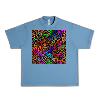 Pebble Blue Pride leopard seamless pattern Urban Heavy Tee - NancyCooperArtShop