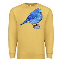 Antique Gold Mountain Bluebird Premium Sweatshirt - LillyAllenDesigns