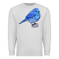 Dove Grey Mountain Bluebird Premium Sweatshirt - LillyAllenDesigns