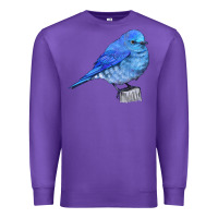 Purple Mountain Bluebird Premium Sweatshirt - LillyAllenDesigns