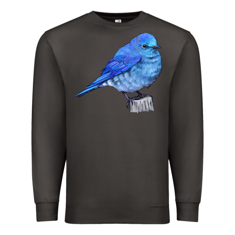 Mountain Bluebird Premium Sweatshirt by LillyAllenDesigns | Teevron