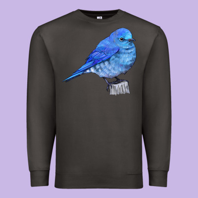 Mountain Bluebird Premium Sweatshirt Designed By Lillyallendesigns