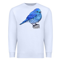 White Mountain Bluebird Premium Sweatshirt - LillyAllenDesigns