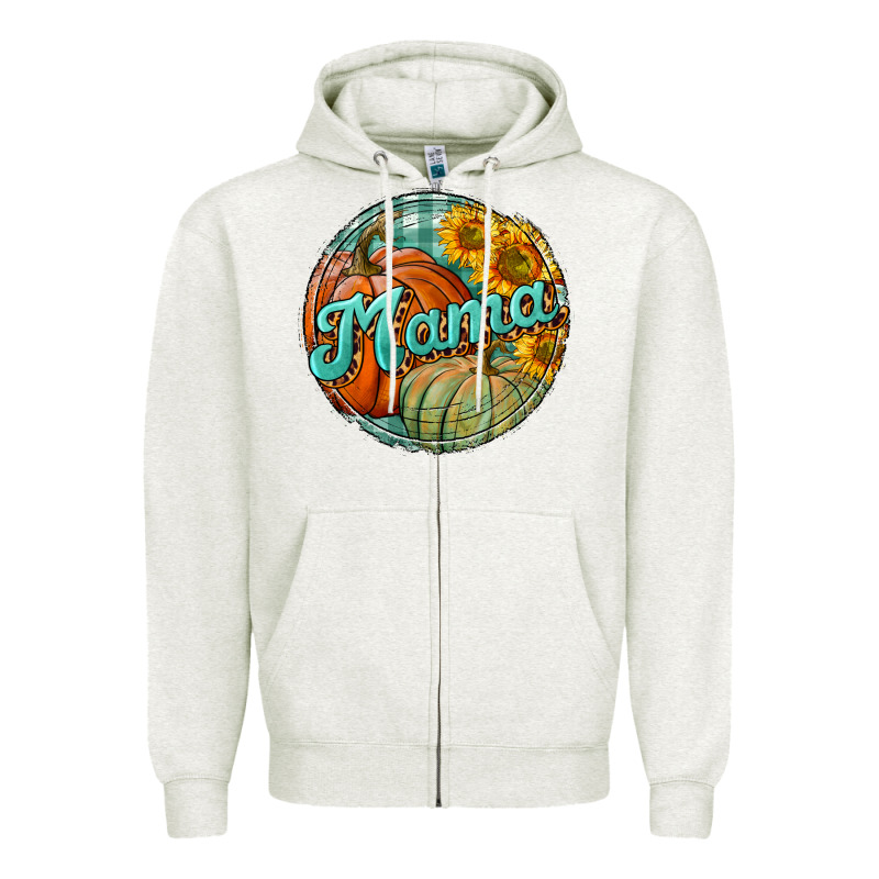 Pumpkin Mama With Background Zipper Hoodie by BundleAndBundleShop | Teevron