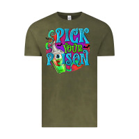 Vintage Olive Pick Your Poison Vintage Tee - texasbilliewilder
