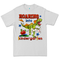 Dove Grey roaring into kindergarten Premium Tee - BundleAndBundleShop