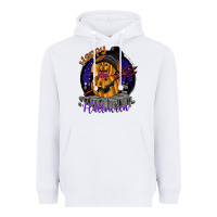 White Happy Halloween Heavyweight Hoodie - SublimationCraftShop