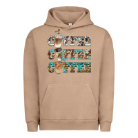 Pigment Burro western coffees Urban Hoodie - BarkalooDesign