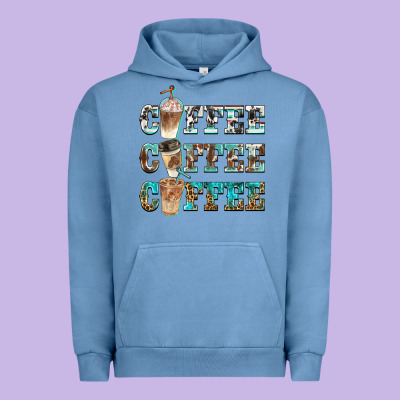 Western Coffees Urban Hoodie Designed By Barkaloodesign