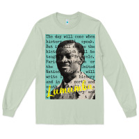 Matcha patrice lumumba Long Sleeve Tee - tuanDangUi
