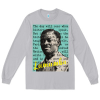 Moon Dust patrice lumumba Long Sleeve Tee - tuanDangUi
