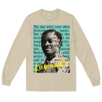Mushroom patrice lumumba Long Sleeve Tee - tuanDangUi