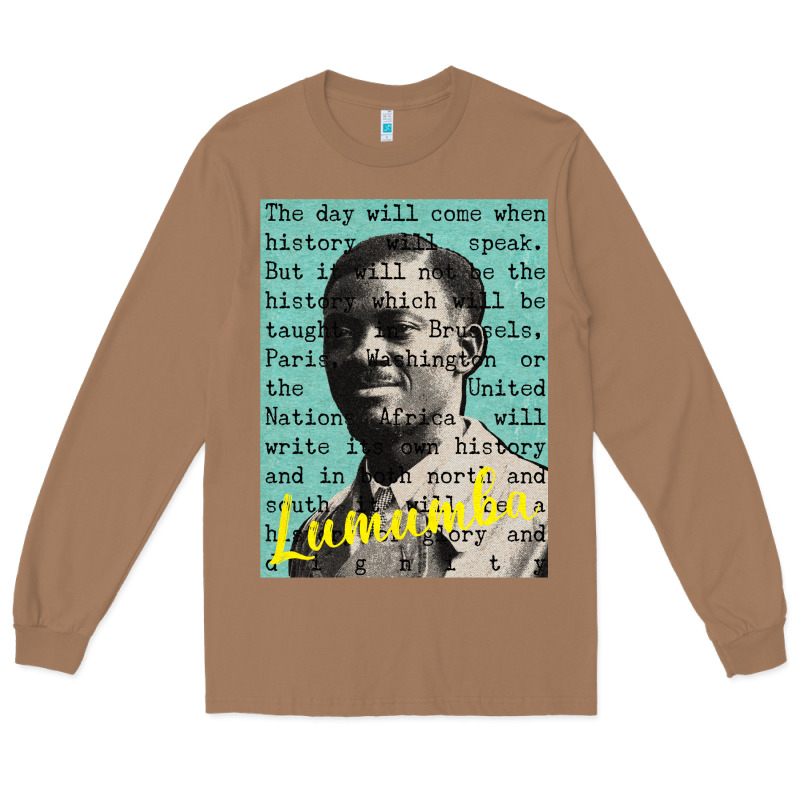 Patrice Lumumba Long Sleeve Tee by tuanDangUi | Teevron