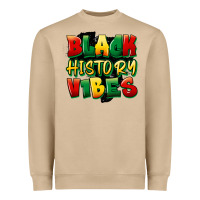 Mushroom black history vibes Heavyweight Sweatshirt - FaDigitalArtStudio