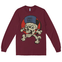 Burgundy skate rags skull & crossbones Long Sleeve Tee - tuanDangUi