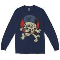 Navy skate rags skull & crossbones Long Sleeve Tee - tuanDangUi
