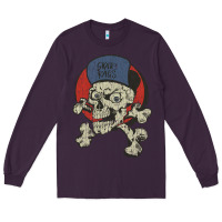 Plum skate rags skull & crossbones Long Sleeve Tee - tuanDangUi