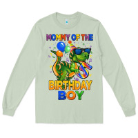 Matcha mommy of the 5 th birthday boy t rex Long Sleeve Tee - CowGirlArtShop