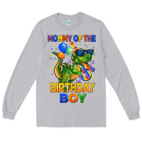 Moon Dust mommy of the 5 th birthday boy t rex Long Sleeve Tee - CowGirlArtShop
