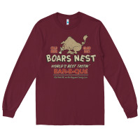 Burgundy the boars nest Long Sleeve Tee - tuanDangUi