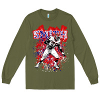 Army Green bruce smith Long Sleeve Tee - tuanDangUi