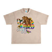 French Oak Free Dad hugs Urban Heavy Tee - NancyCooperArtShop