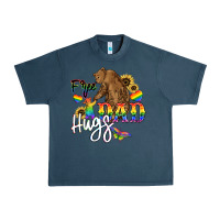 Midnight Navy Free Dad hugs Urban Heavy Tee - NancyCooperArtShop