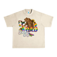Sandshell Free Dad hugs Urban Heavy Tee - NancyCooperArtShop