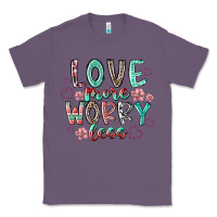 Lavender love more worry less Classic Tee - RacoonDesign