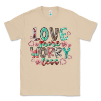 Mushroom love more worry less Classic Tee - RacoonDesign