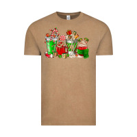 Vintage Coffee Christmas coffee cup Vintage Tee - NancyCooperArtShop