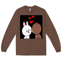 Chestnut brown bear cony bunny rabbit the kiss Long Sleeve Tee - tuanDangUi