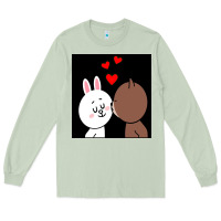 Matcha brown bear cony bunny rabbit the kiss Long Sleeve Tee - tuanDangUi