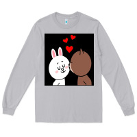 Moon Dust brown bear cony bunny rabbit the kiss Long Sleeve Tee - tuanDangUi