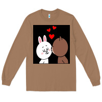 Toasted Coconut brown bear cony bunny rabbit the kiss Long Sleeve Tee - tuanDangUi