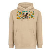 Mushroom Coffee Then Cows Heavyweight Hoodie - LillyAllenDesigns