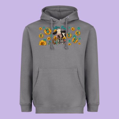 Coffee Then Cows Heavyweight Hoodie Designed By Lillyallendesigns