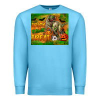 Ocean Blue Trick Rawr Treat Premium Sweatshirt - LillyAllenDesigns