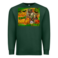 Sports Green Trick Rawr Treat Premium Sweatshirt - LillyAllenDesigns