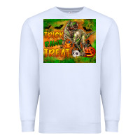 White Trick Rawr Treat Premium Sweatshirt - LillyAllenDesigns