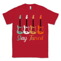 Red Bass Guitar Vintage Funny Bass Player Bassist Classic Tee - Bettercallsaul
