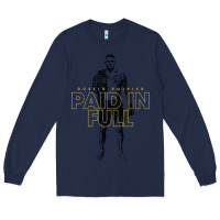 Navy paid in full   dustin poirier (variant) Long Sleeve Tee - tuanDangUi
