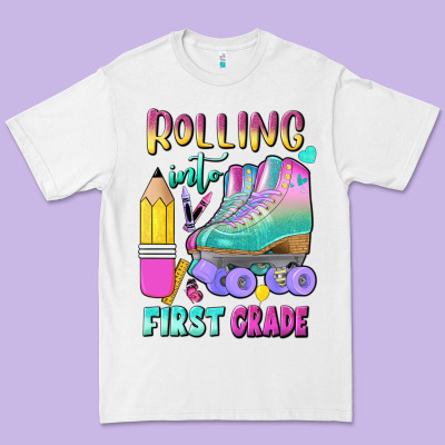 Rolling Into First Grade Premium Tee Designed By Bundleandbundleshop