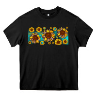 Black leopard sunflower gemstone Heavy Core Tee - JahusDesignShop